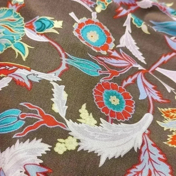 Diane vonFurstenberg maternity silk floral wrap midi dress - Picture 4 of 4